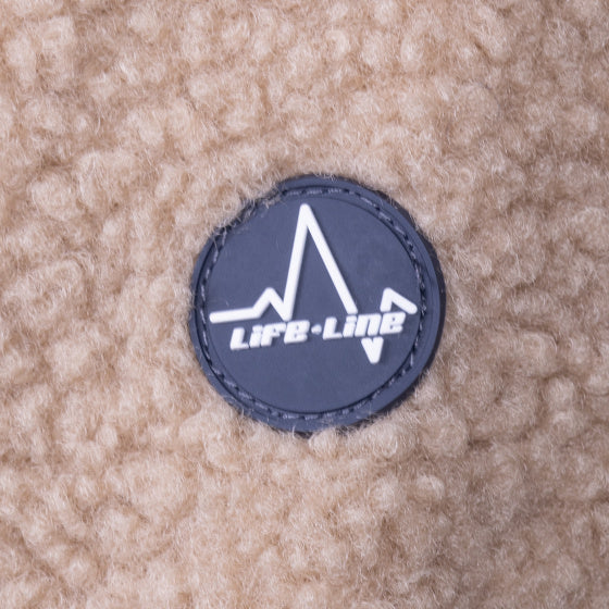 Life line Lorne Sherpa Fleecejas dames beige maat M