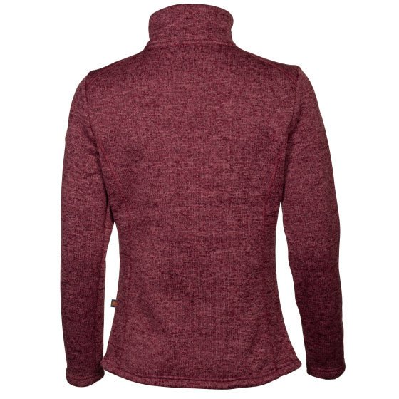 Life line Willemijn fleecevest dames bordeaux maat 4XL