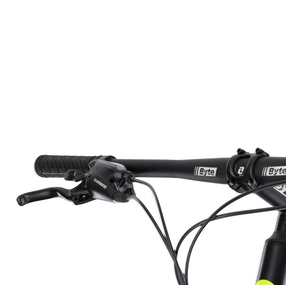 Rucanor Lux 27.5 Inch 51 cm Heren 24V Hydraulische schijfrem Zwart Geel