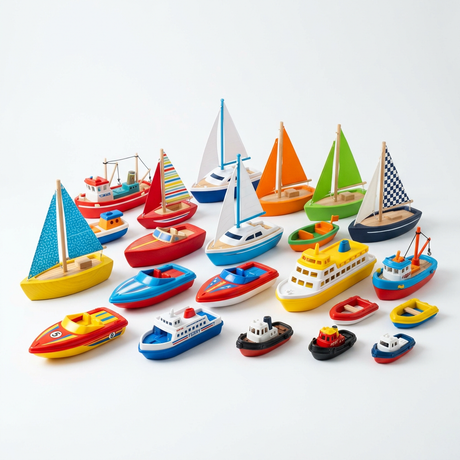 Speelgoedboten toy boats