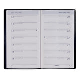Brepols zakagenda breplan week 2026 seta zwart blauw rood 9x16cm