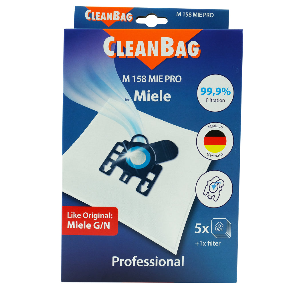 Scanpart scanpart cleanbag stofzak m 158 mie pro miele 5 stuks