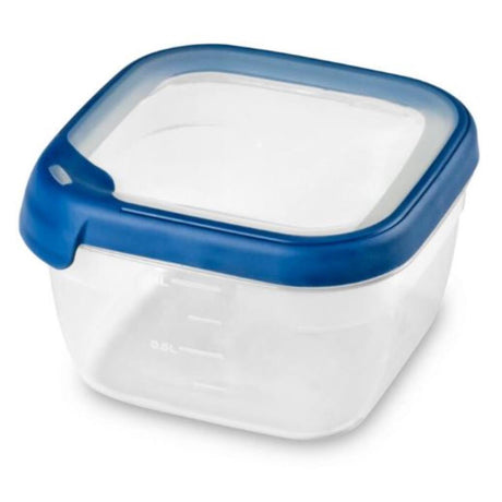 Curver grand chef vershoudbak vierkant 1.2l transparant donkerblauw