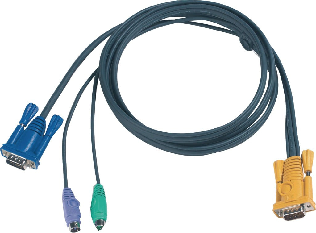 Aten 2l-5206p kvm special combination cable, vga ps 2