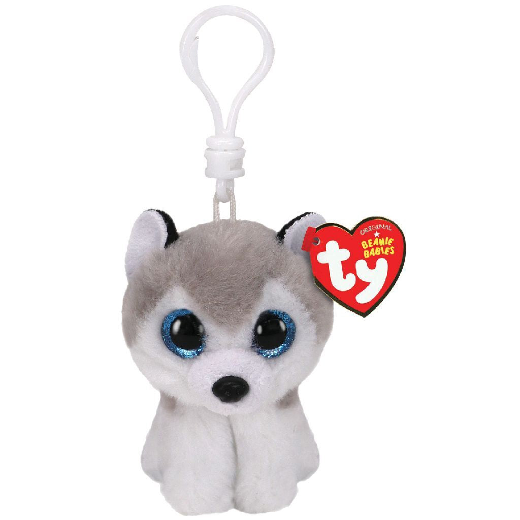 TY TY Beanie Babies Clip Husky Knuffel Buff 7 cm