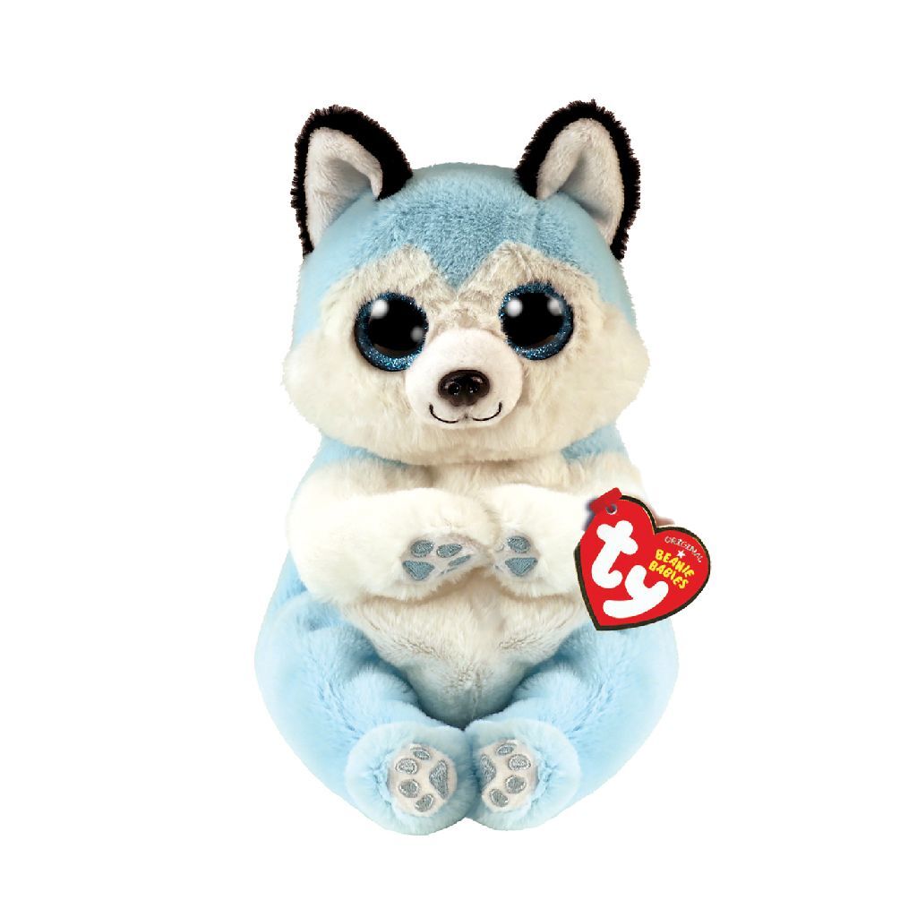 Ty beanie babies knuffel husky thunder 15 cm