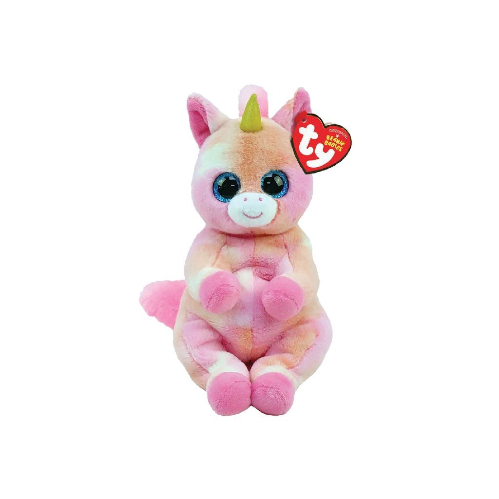 Ty beanie babies bellies skylar unicorn, 15cm