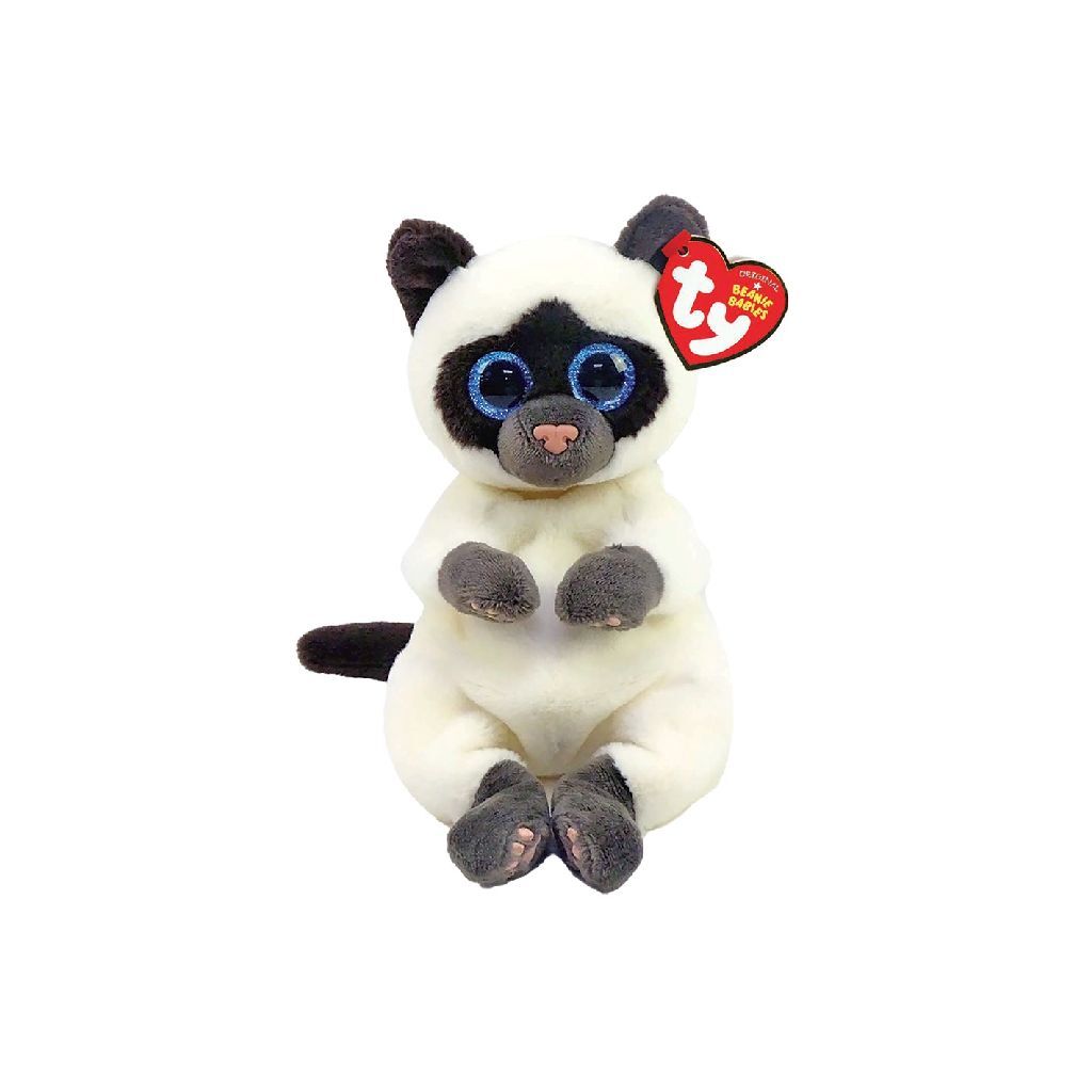 Ty Beanie Babies Bellies Miso Siames Cat, 15cm