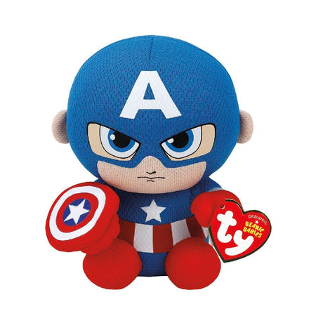 Ty beanie captain america , 15cm