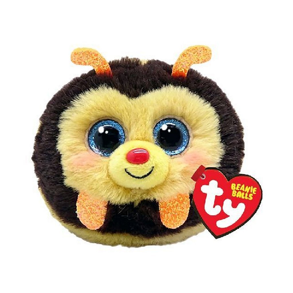 Ty Beanie Ty Teeny Puffies Zinger Bee, 10cm