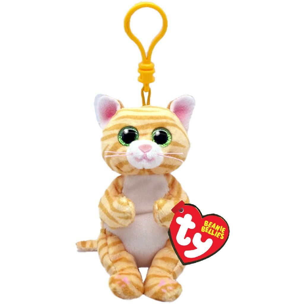 Ty Beanie Babies Bellies Clip Mango Cat, 10cm