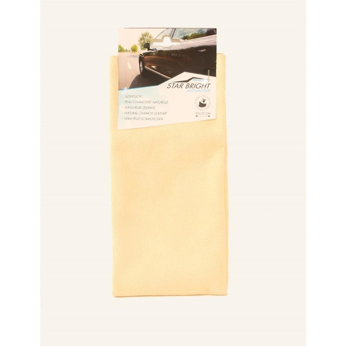 Starbright natuurzeemvel 52x35cm