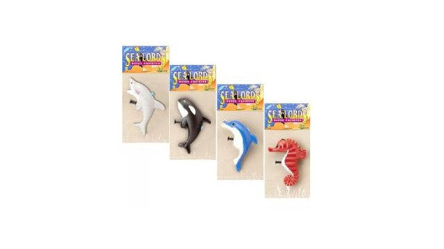 Basic waterpistool zeefiguur 10 cm verschillende uitvoeringen