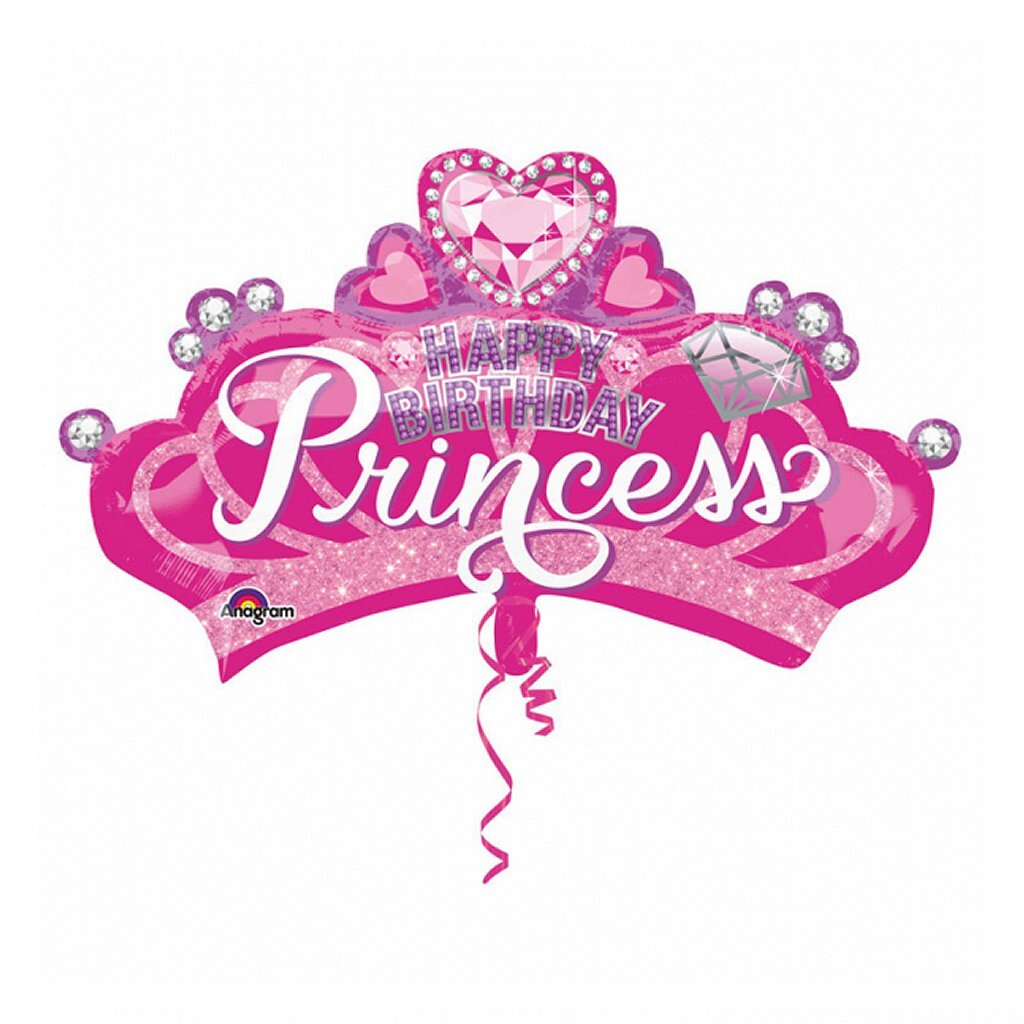 Anagram Anagram Folie Ballon Prinsessen 81x48 cm