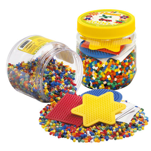 Hama ignoring Bead Set am Dëppe, 4000st.