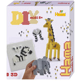 Hama Strijkkralenset Cadeau Box 3D Safari