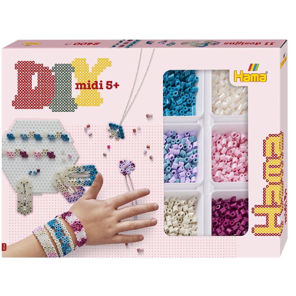 Hama Eisen Bead Set Aktivitéitskëscht 11 Designen (2400st.)