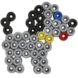 Hama strijkkralen maxi emmer + legbord 3000 stuks