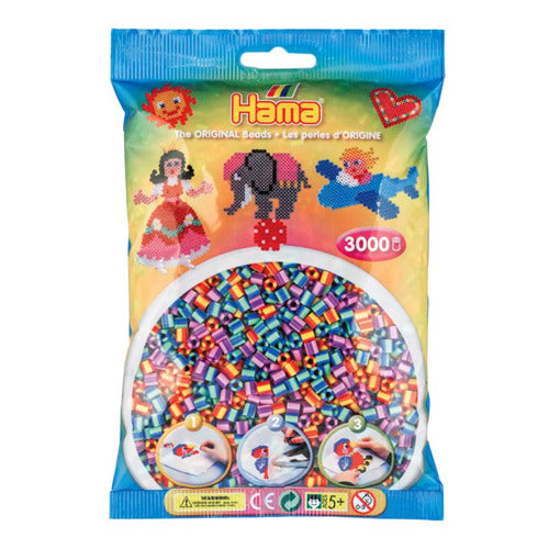 Hama String Bead Mix gestreift (201-92), 3000st.