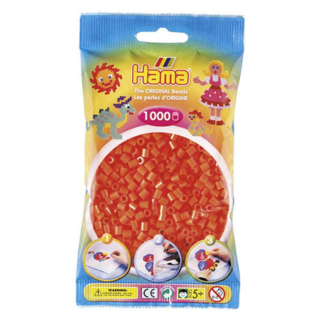 Hama strijkkralen 1000 oranje