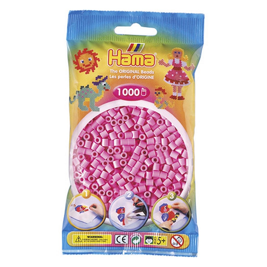 Hama Strijkkralen Strijkkralen Roze 1000 Stuks