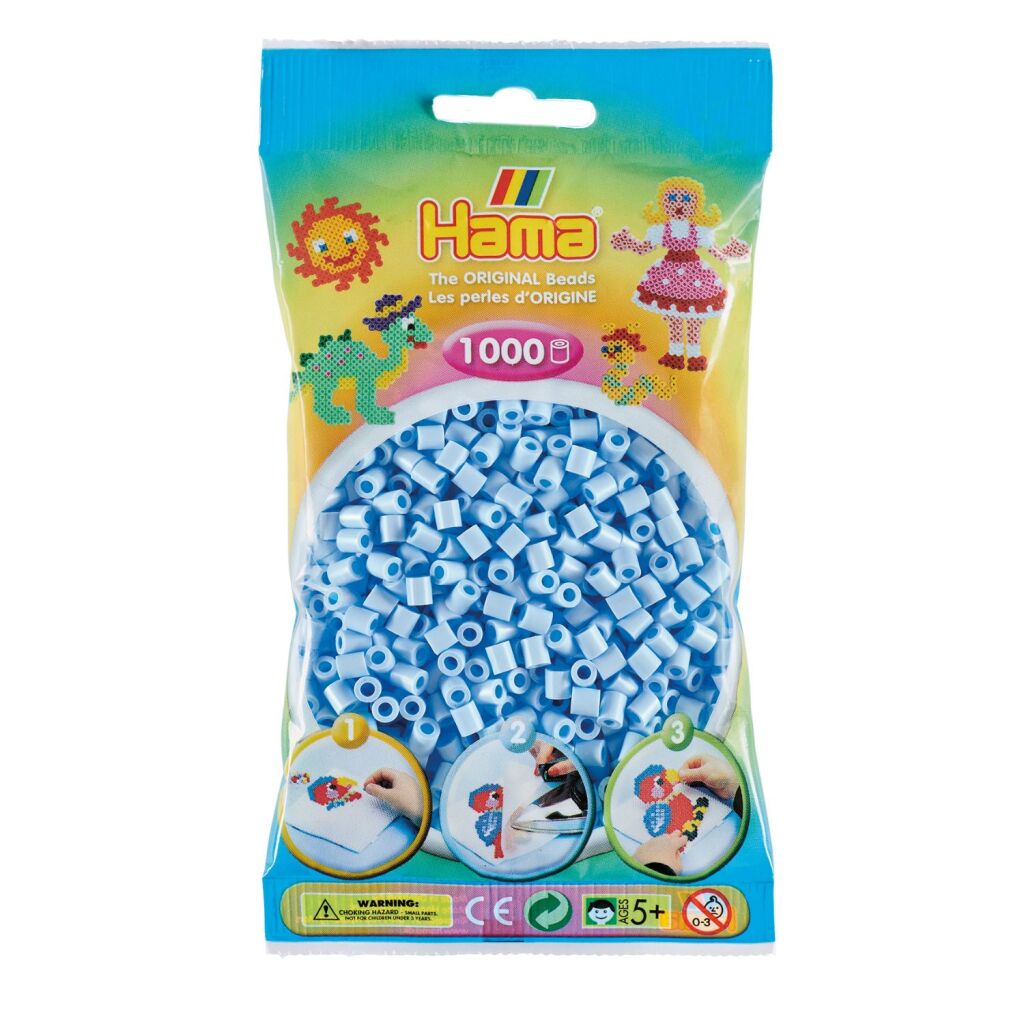 Hama Eisen Beads Äis blo Pastell 1000 Stécker