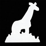 Hama strijkkralen grondplaat giraffe wit