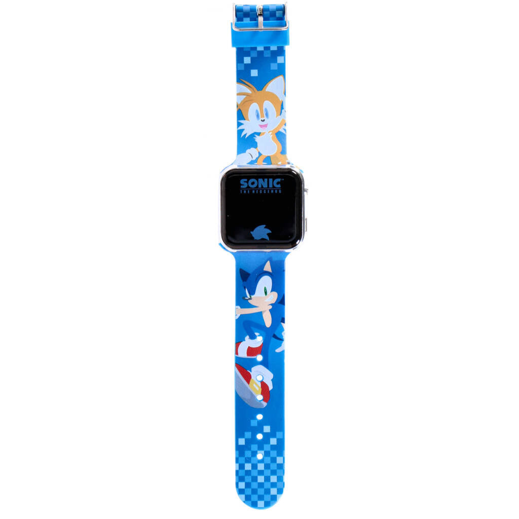 Overige merken led horloge blauw