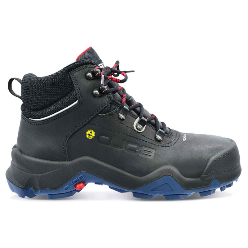 Hks werkschoen delta 1 wtp hoog s3 esd | zwart blauw | maat 45 - 00.162.028.45