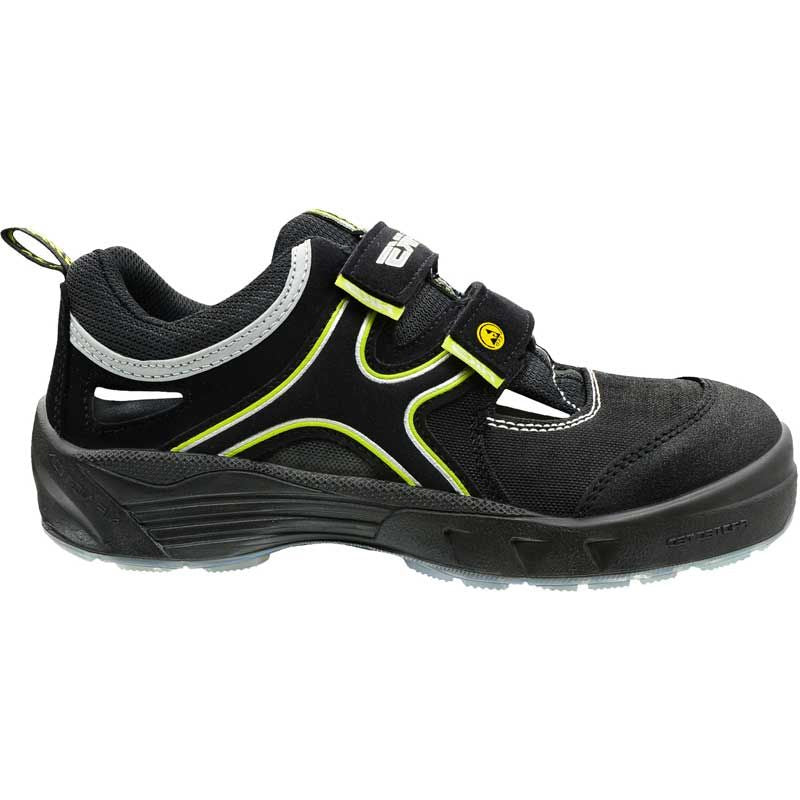 Hks sandaal k1 am s1p esd | zwart geel | maat 41 - 00.162.049.41