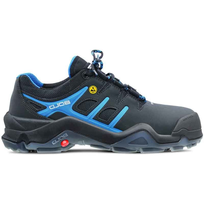 Hks werkschoen targa 2 vtp metaalvrij laag s3 esd | zwart blauw | maat 47 - 00.162.094.47