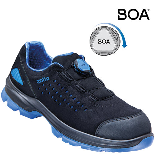 Atlas werkschoen sl 940 2.0 boa laag s1 | zwart blauw | maat 49 - 00.012.102.49