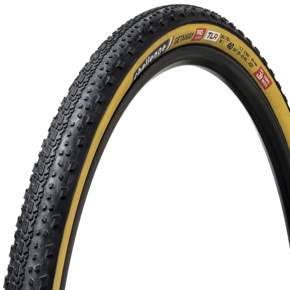 Challenge - getaway pro ot tlr 700x40c zwart bruin
