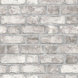 Noordwand Noordwand Behang Homestyle Brick Wall grijs en gebroken wit