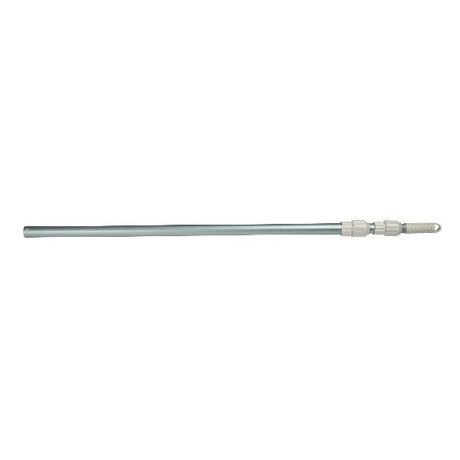 telescopische steel uitschuifbaar 239 cm zilver blauw