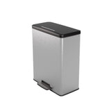 Curver decobin pedaalemmer 65l zilver metallic