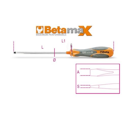 Beta sleufschroevendraaier 4x125mm 1290