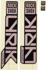 Rockshox decal kit for lyrik ultimate as of 2023 model