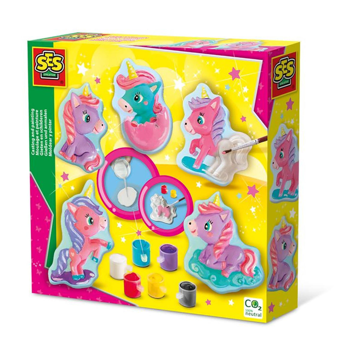 Ses gieten en schilderen baby unicorns
