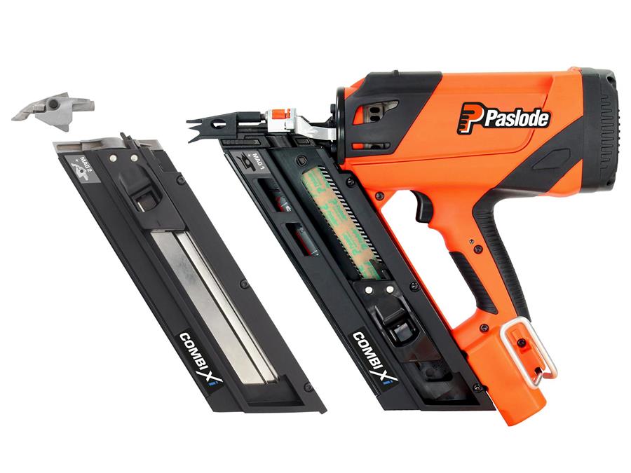 Paslode nagelapparaat combi xi op accu (50-90mm)