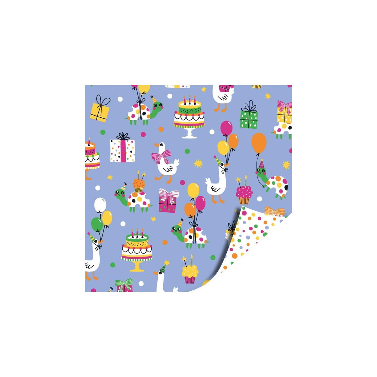 Kassaplan toonbankrol 50cm party time confetti
