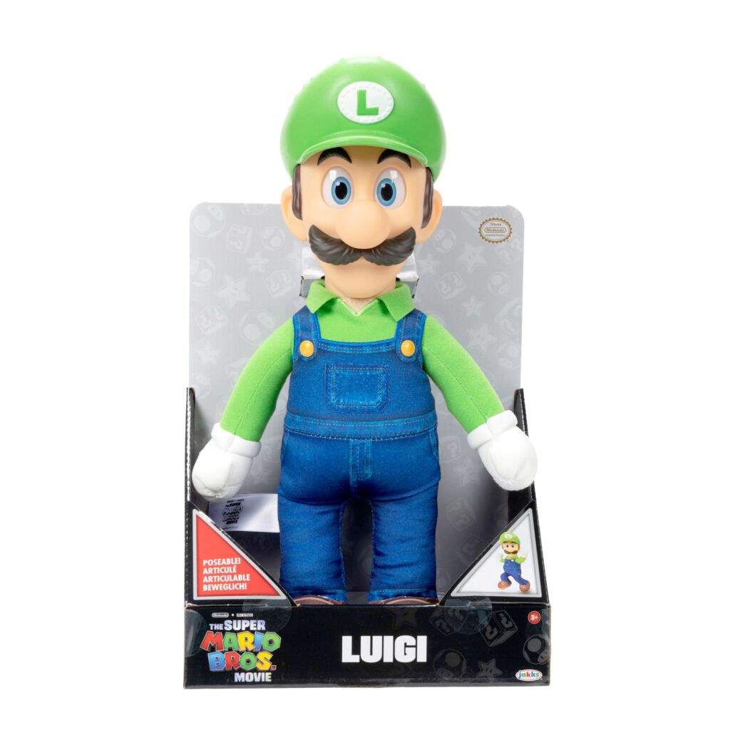 Super mario super mario knuffel luigi 38 cm