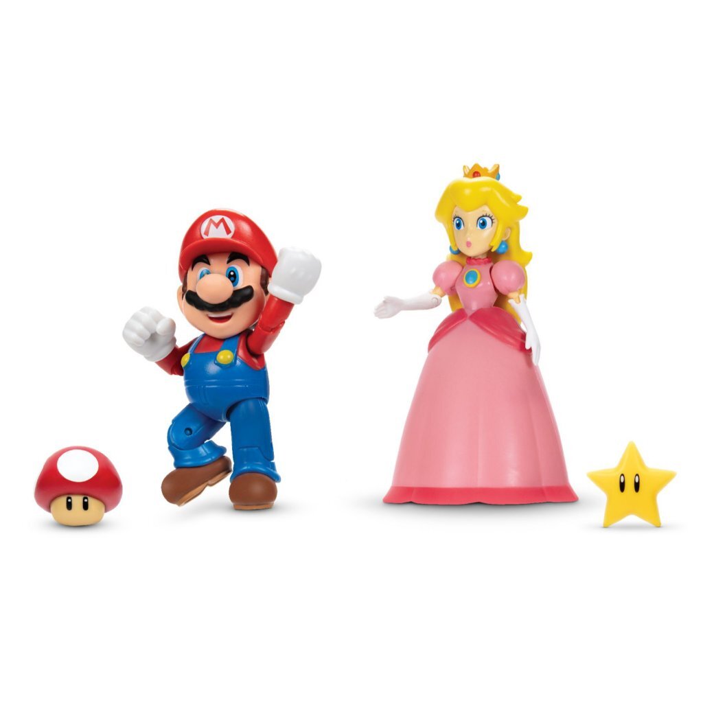 Super mario super mario figuren mario en peach