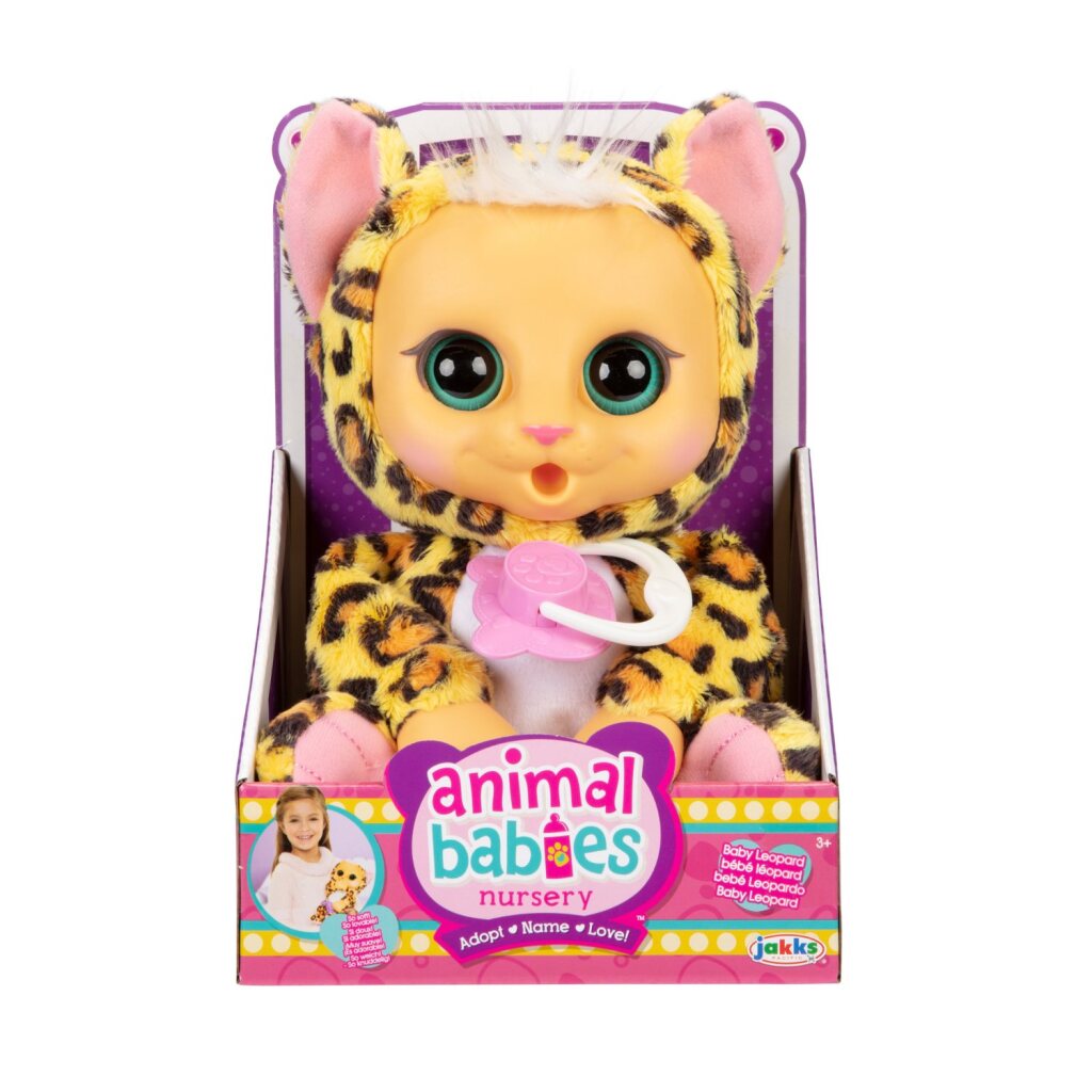 Jakks jakks animal babies luipaard + geluid