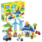 Mega bloks green town build en learn house