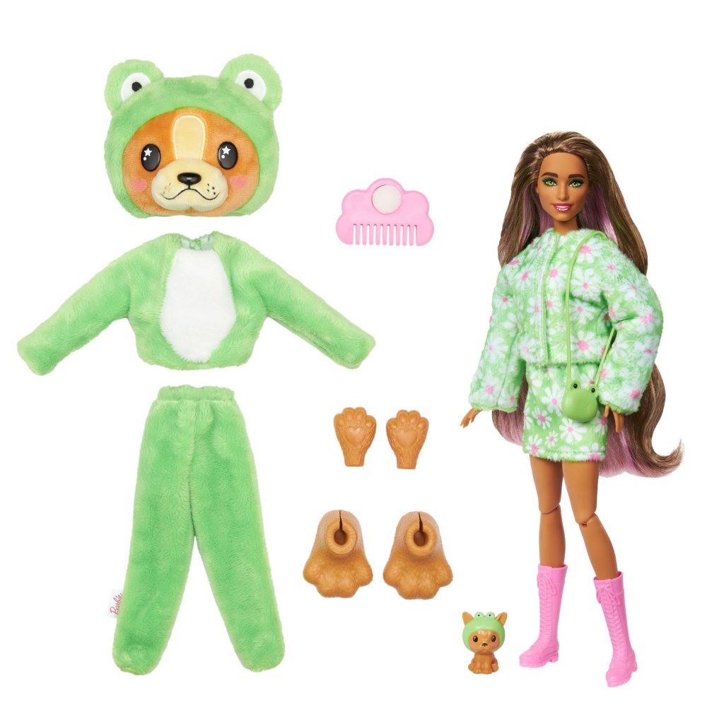 Mattel Cutie Reveal Hond Kikker