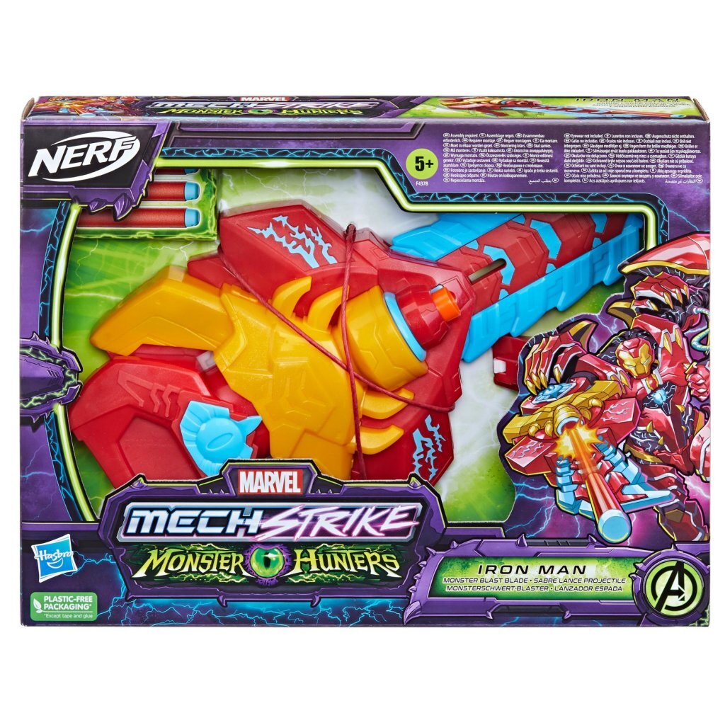 Nerf Nerf Mech Strike Monster Hunters Iron Man + 3 Darts