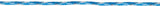 Ako producten titannet premium xbraid 50mtr blauw wit 122cm enkele pen