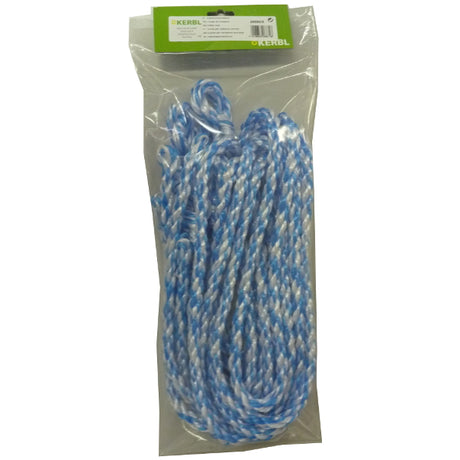 Producten koetouwen nylon blauw wit 200cm 12mm 5 stuks