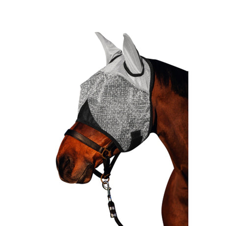 Producten vliegenmasker met oren lichtgrijs mt pony